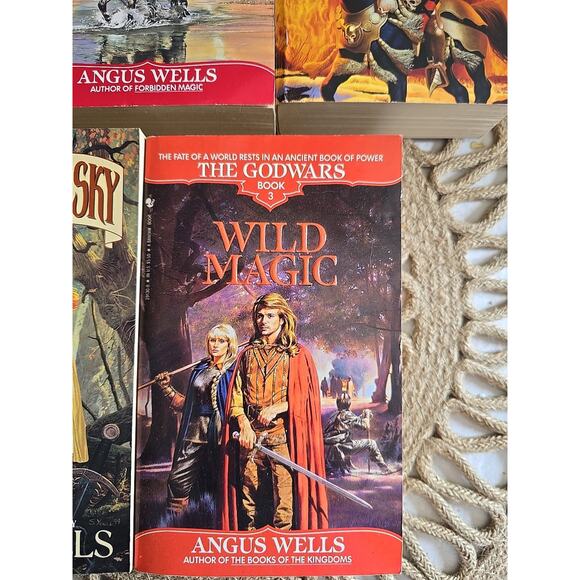 Lot of 5 The God Wars, Exile Children's, Lords of the Sky Angus Wells PB Books - Picture 4 of 5